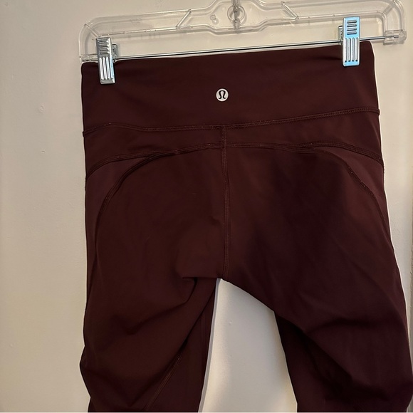 Lululemon‎ Drop It Like It's Hot Tight Bordeaux Drama size 4 - Picture 6 of 9